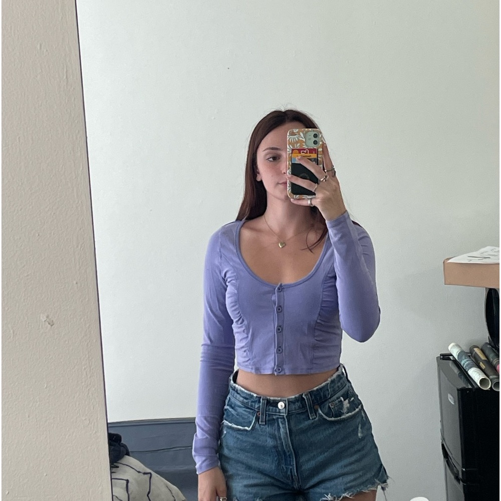 Out from under crop top